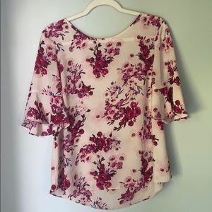 Business casual floral top
